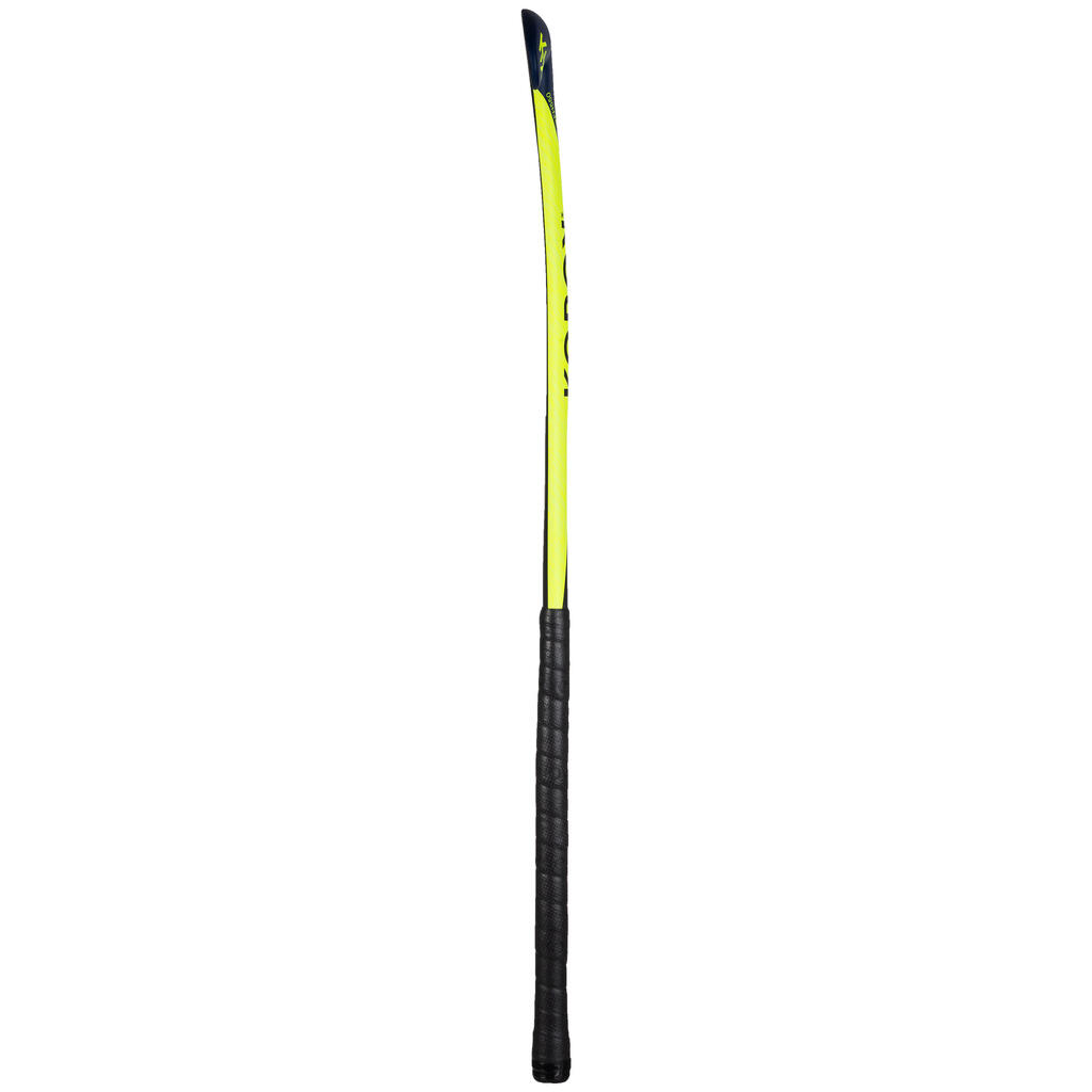 FHST500 Adult Intermediate 50% Carbon Mid Bow Field Hockey Stick - Yellow/Blue