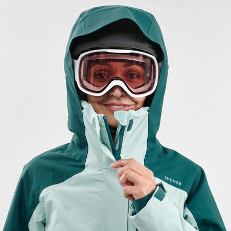 Жіноча маска G 500 для лижного спорту і сноубордингу для поганої погоди - Біла