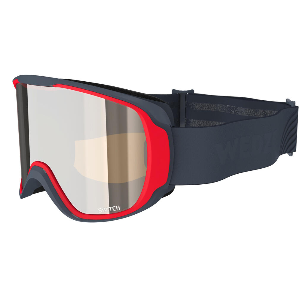 Skibrille Snowboardbrille Erwachsene/Kinder Allwetter - G500 I grau 