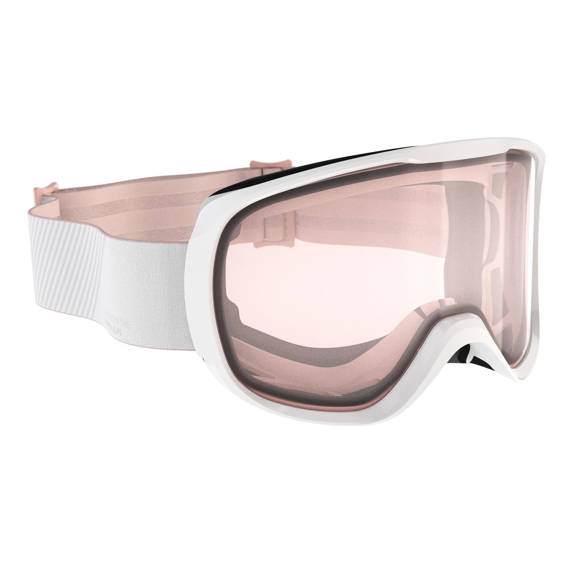 MASCHERA DA SCI E SNOWBOARD ADULTO E BAMBINO G 500 - BRUTTO TEMPO - GRIGIA  WEDZE WEDZE | DECATHLON