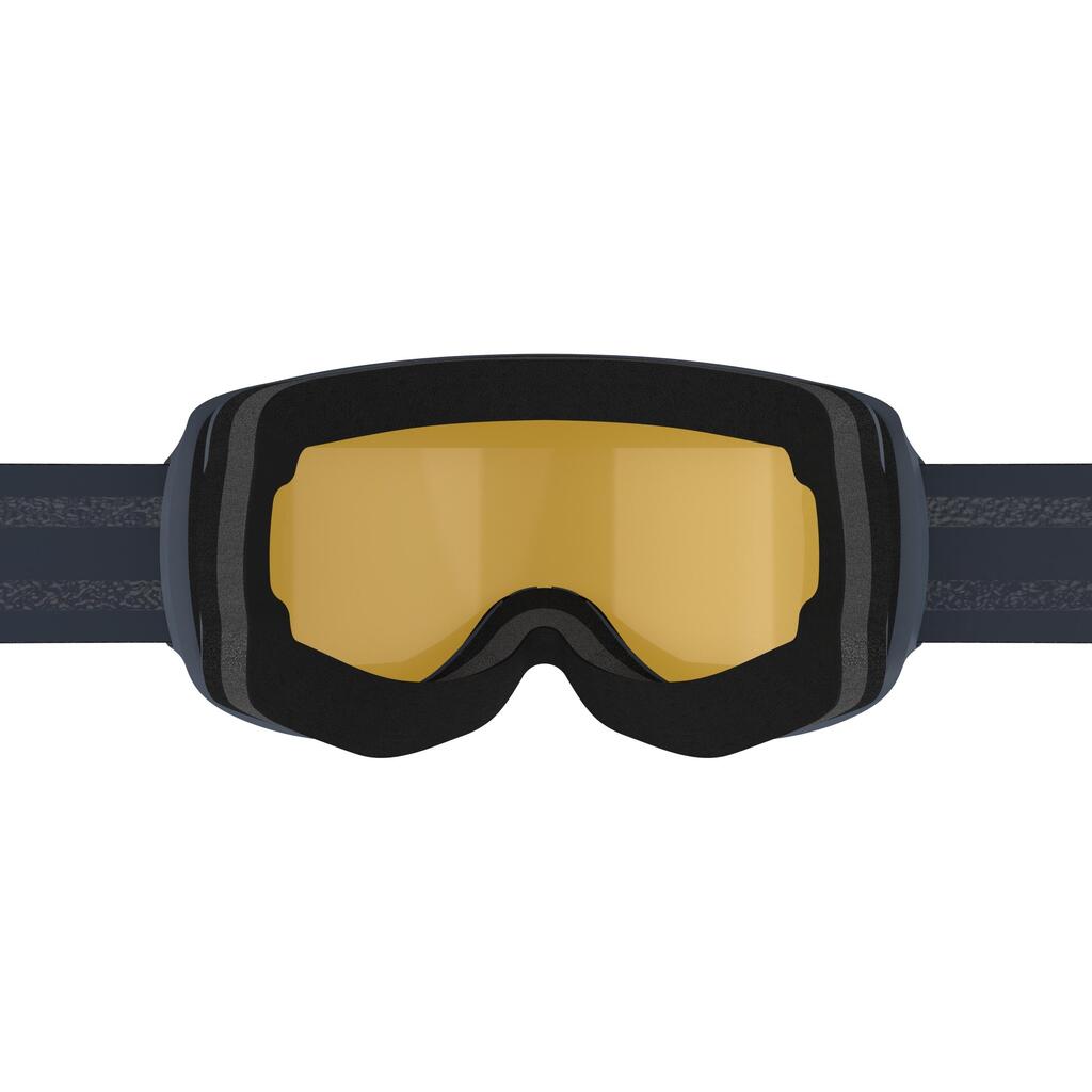 Skibrille Snowboardbrille Erwachsene/Kinder Allwetter - G500 I grau 