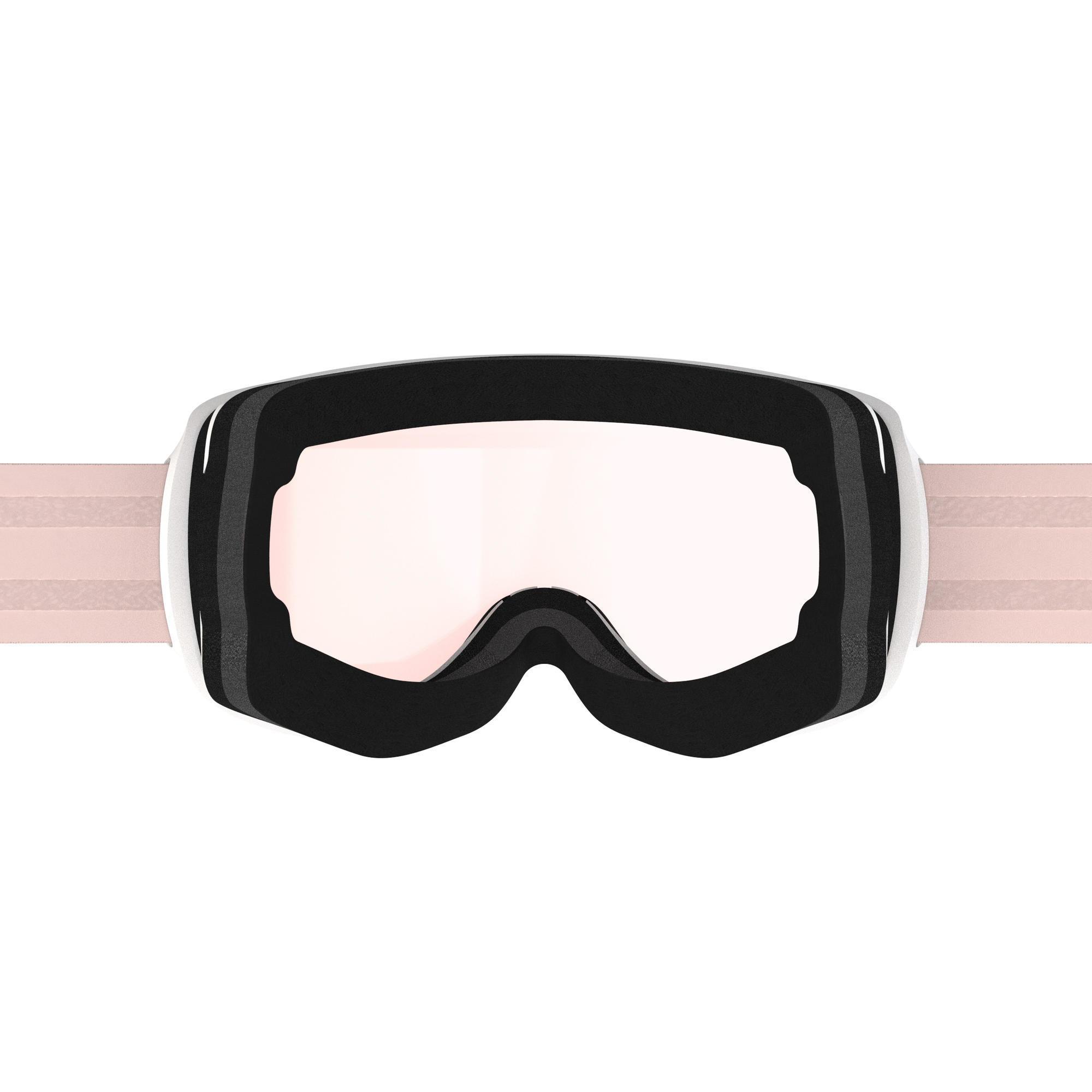 MASCHERA DA SCI E SNOWBOARD ADULTO E BAMBINO G 500 - BRUTTO TEMPO - GRIGIA  WEDZE WEDZE | DECATHLON