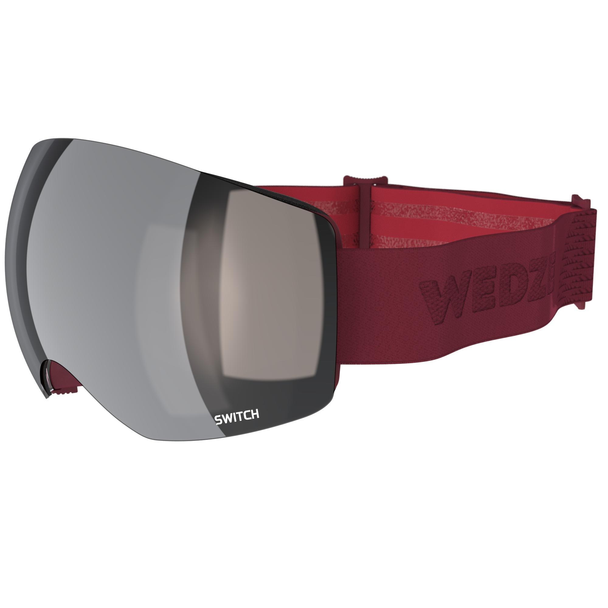 Maschera sci adulto e bambino G 520 I bianca WEDZE | DECATHLON