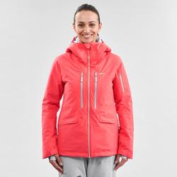 Abrigo Chaqueta esquí y nieve wed'ze mujer FR500 Rosa