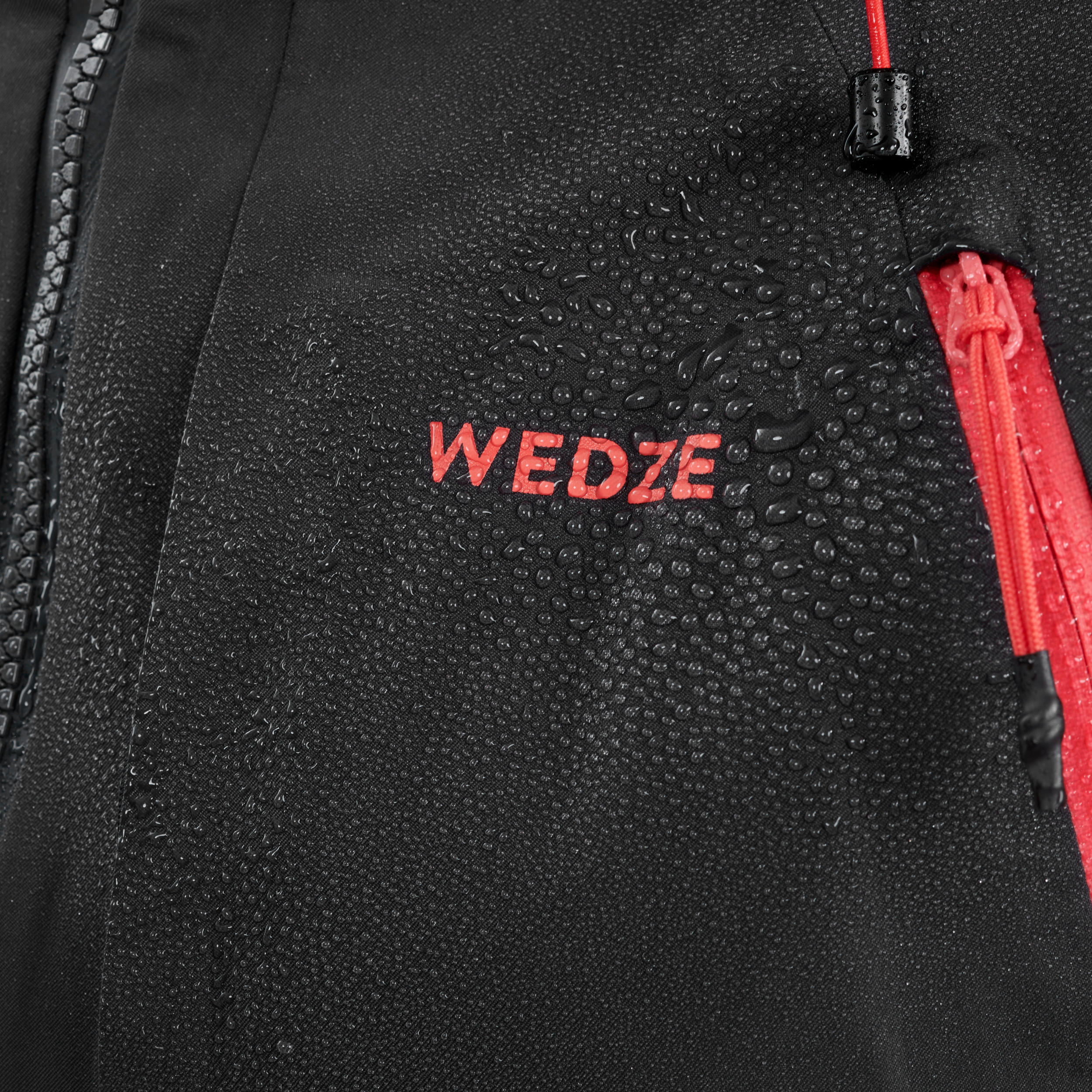 Ski-jas voor dames Freeride FR900 zwart/roze 23/33
