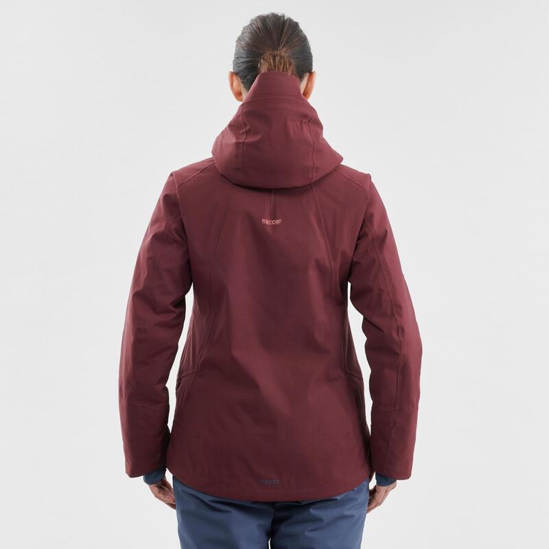 Veste de ski Freeride femme JKT SKI FR500 F Bordeaux