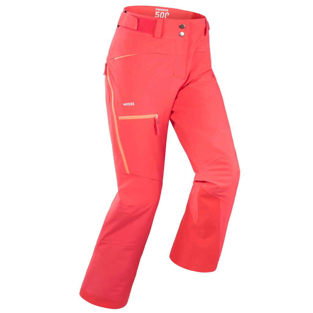 Skihose Freeride 500 Damen grau 