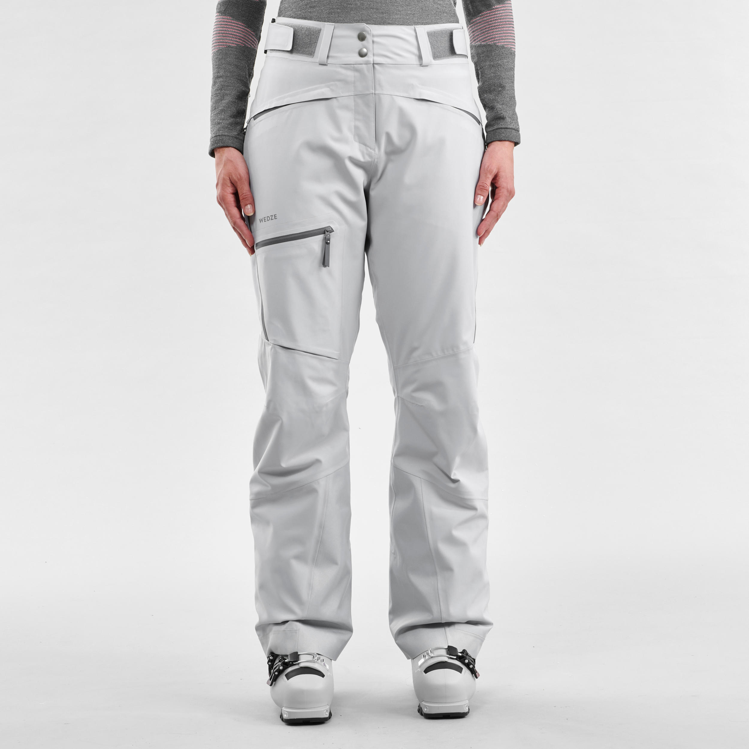Women’s Freeriding ski trousers FR500 - Grey 6/19