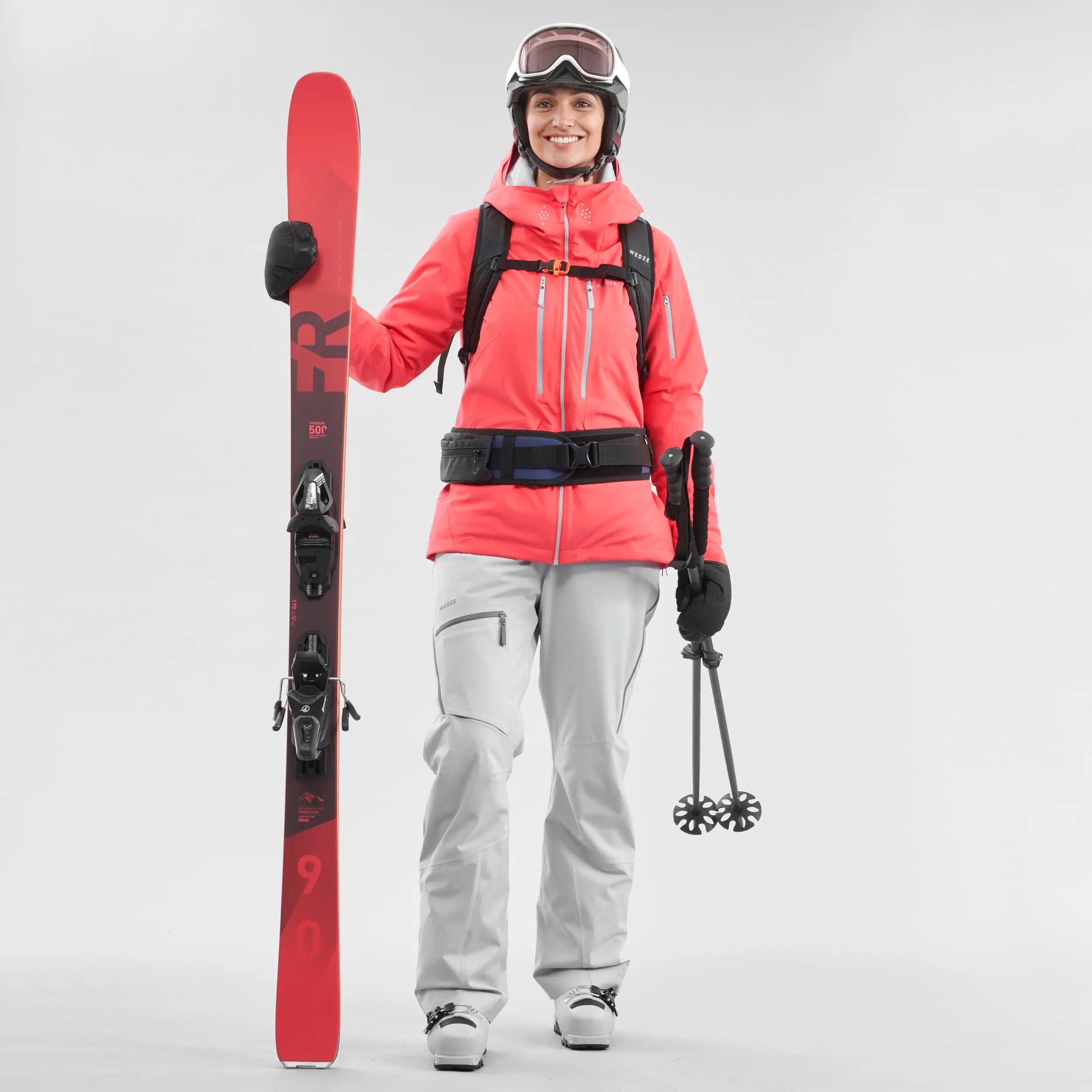 Women’s Freeride SKI JACKET FR500 - Pink 3/26