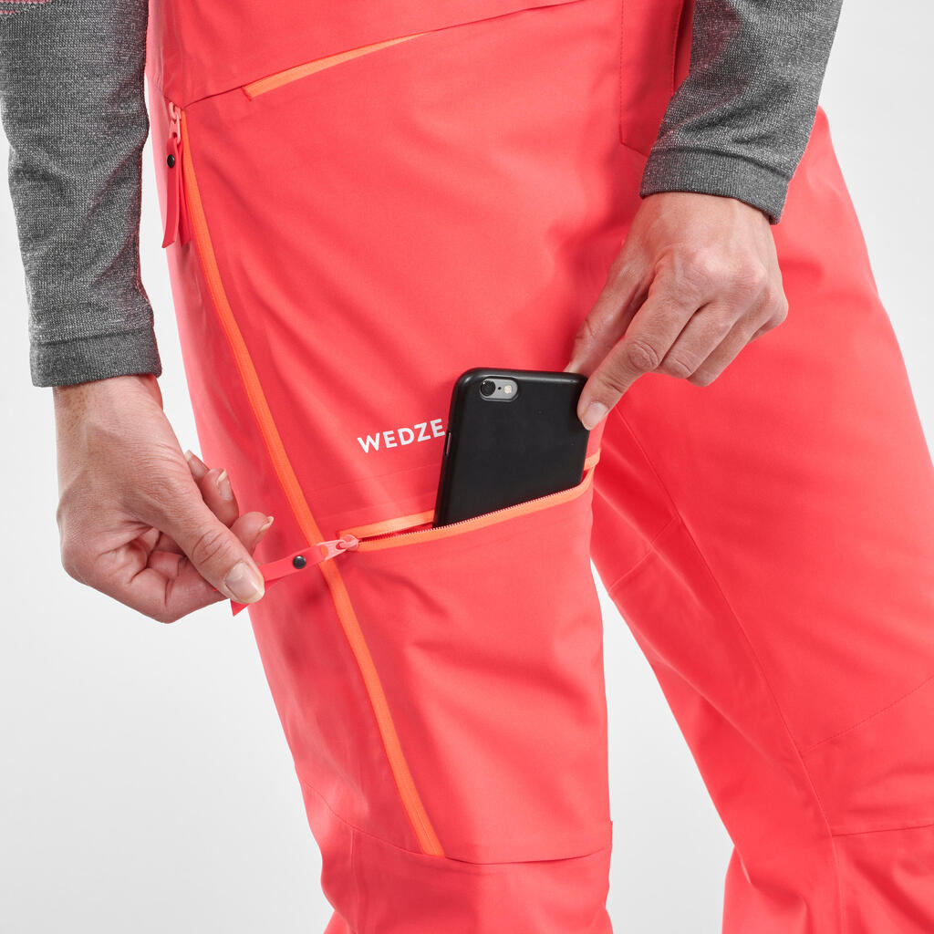 Skihose Freeride 500 Damen grau 