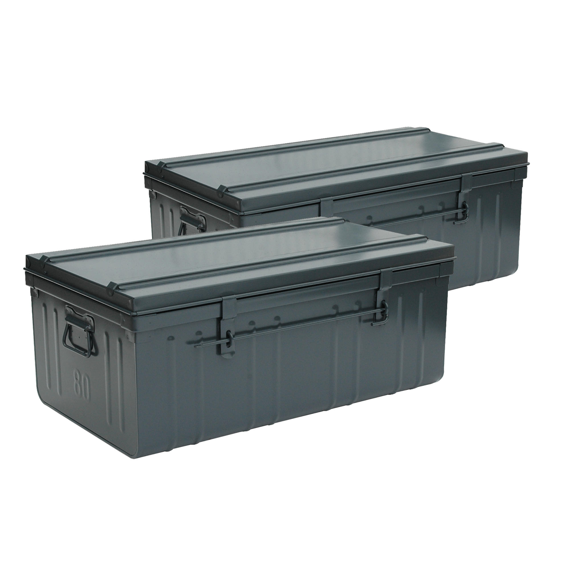 PIERRE HENRY PRODUCTO OCASIÓN: Baúl equitación PIERRE HENRY negro de metal 95L