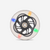 ROUE LUMINEUSE / FLASHING WHEEL NOIRE 125mm