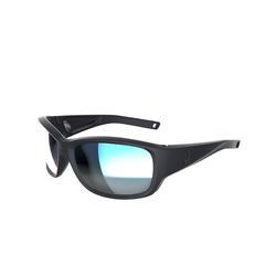 Lunettes de soleil polarisées flottantes voile enfant SAILING 100 bleu foncé