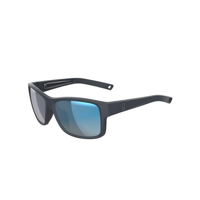 Adult Sailing Floating Polarised Sunglasses 100 Dark Grey