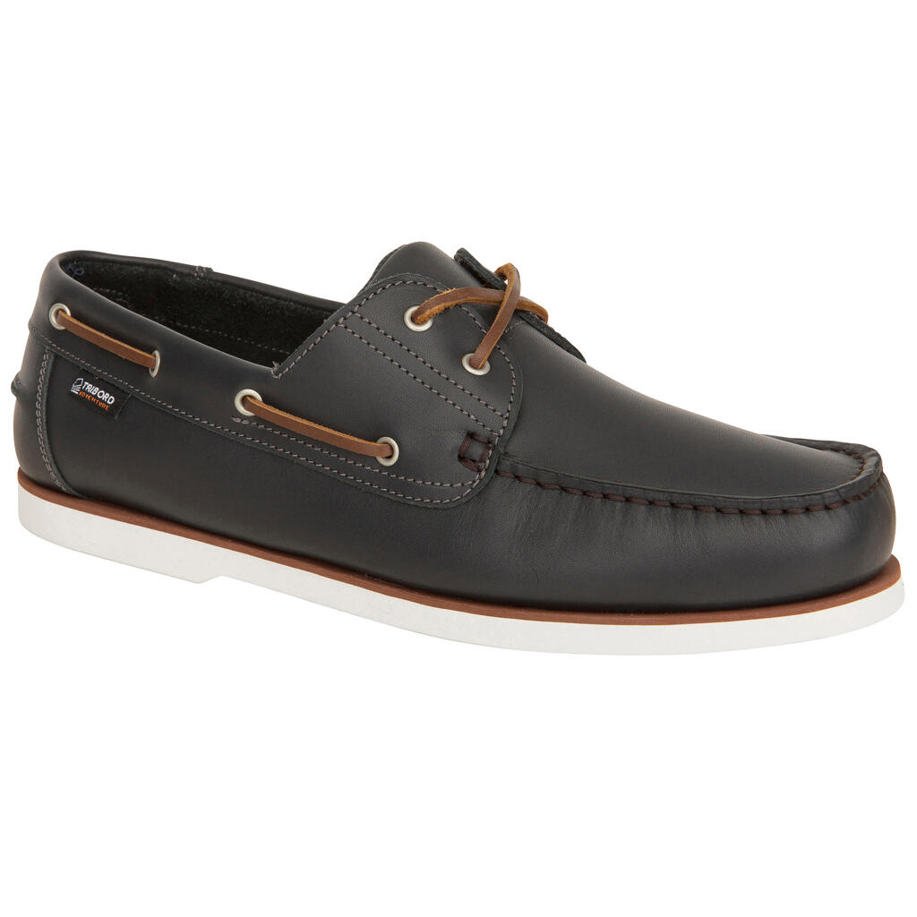 Men’s Sailing boat shoes 500 - Carbon