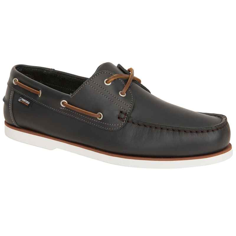 Mens Sailing boat shoes 500 - Carbon - Decathlon