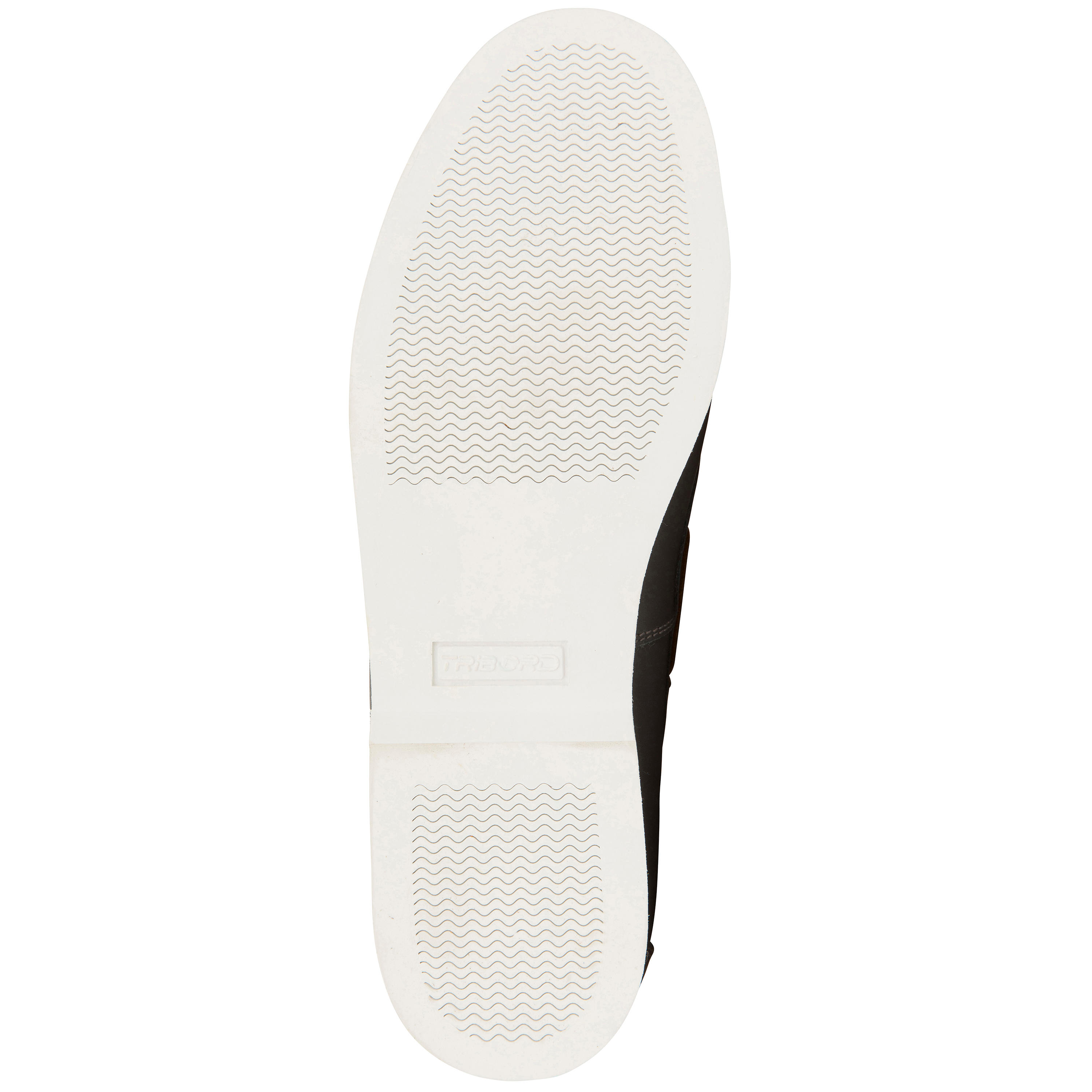 Zapatos Náuticos Piel Sailing 500 Adulto Carbono 9/9