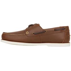 Chaussures de bateau Sailing 500 Homme Marron fonc TRIBORD