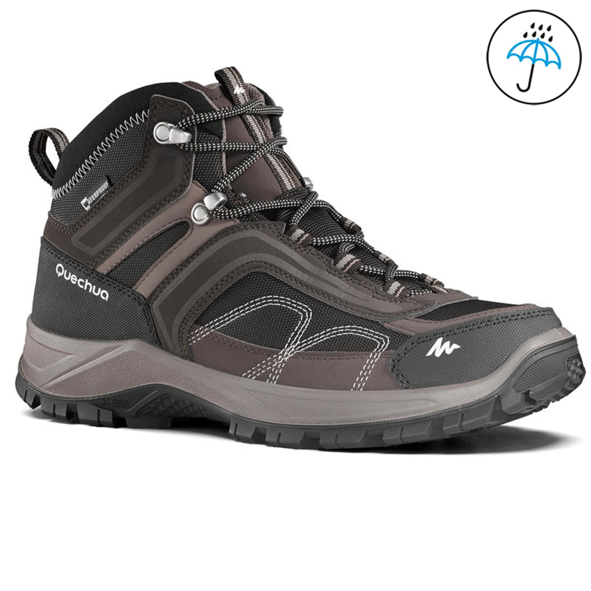 Buy Men's Mountain Hiking Shoes Online MH100 Mountain Hiking Shoes