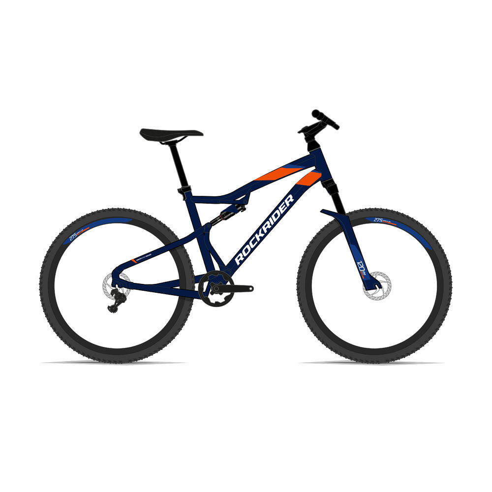 VTT ROCKRIDER ST 540 S BLUE ORANGE