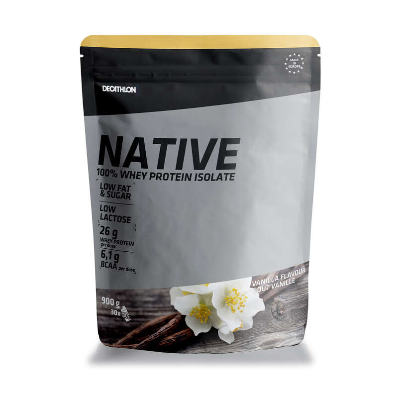 Proteine Whey Native Vanilie 900g DOMYOS Decathlon.ro