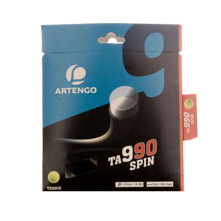 TA990 Spin 1,27 mm Monofilament Tennis Strings - Hitam
