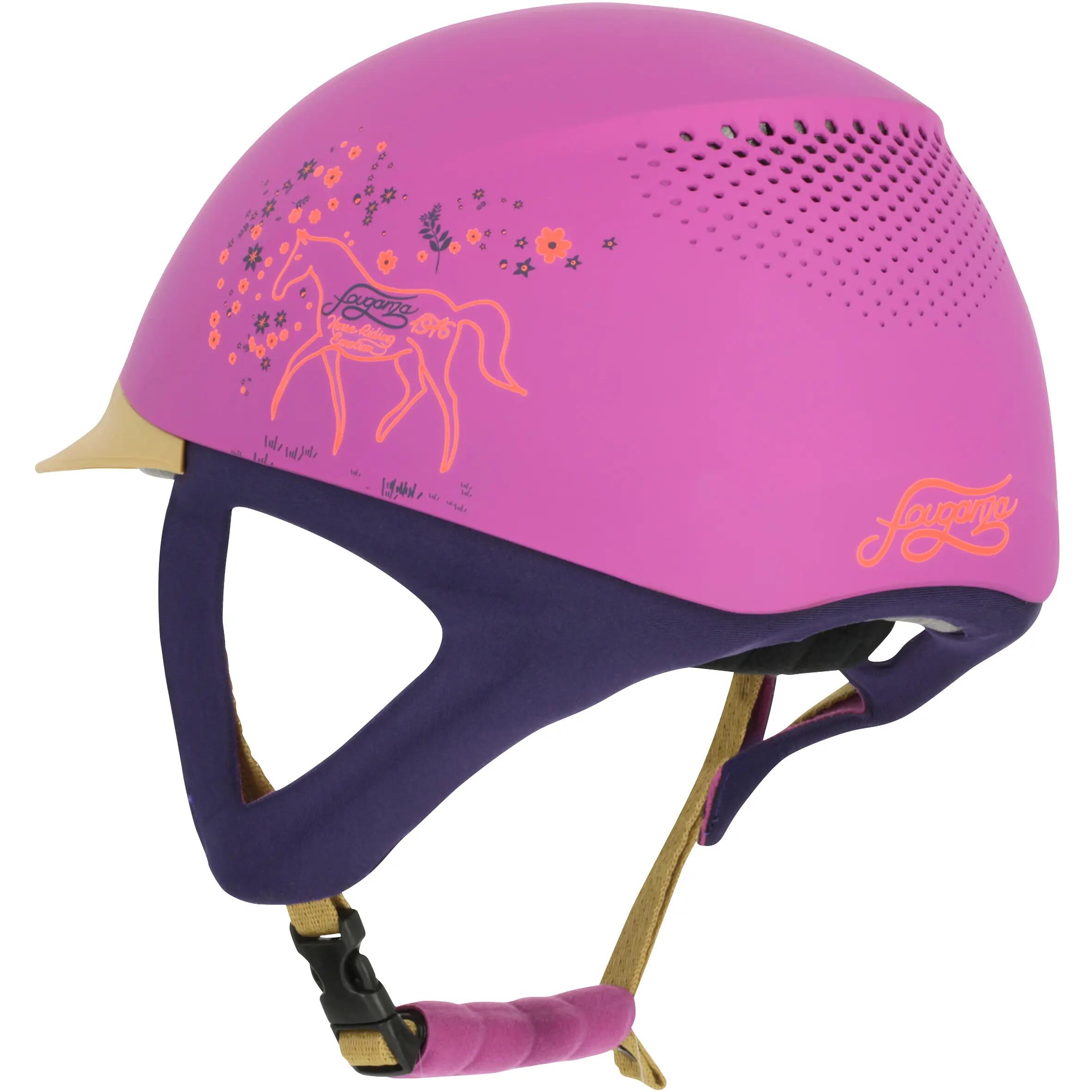 Safety Horse Riding Helmet - Purple 2/13