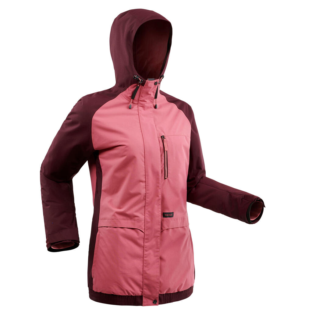 Snowboardjacke Damen - 100 Pink 