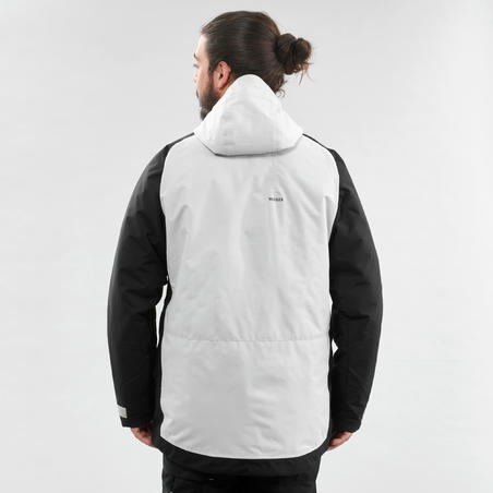 Куртка для сноуборда мужская серая SNB 100
