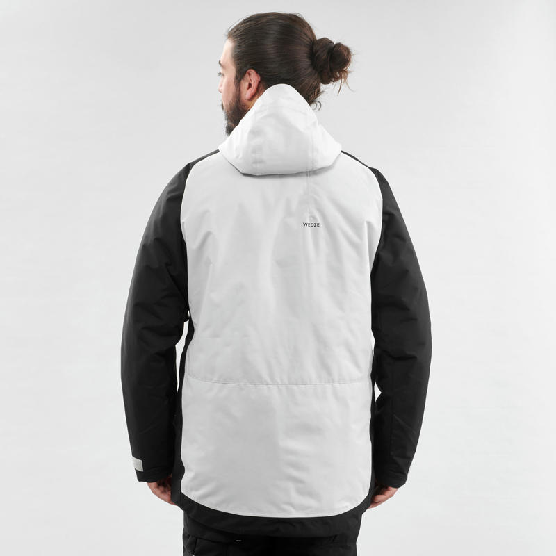 Men's Snowboard & Ski Jacket SNB 100 Grey Decathlon