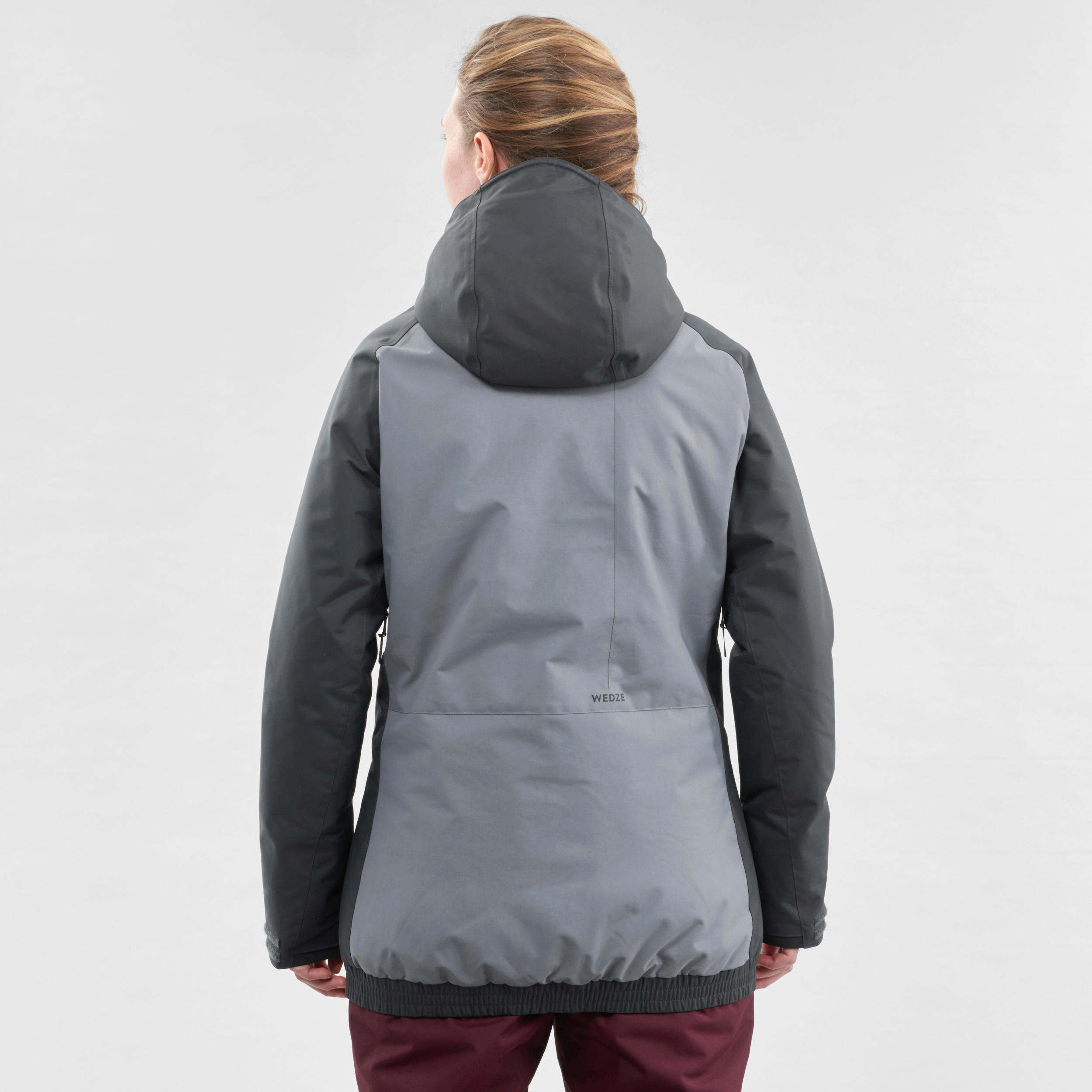 Women's Ski and Snowboard Jacket SNB JKT 100 - Grey 3/13