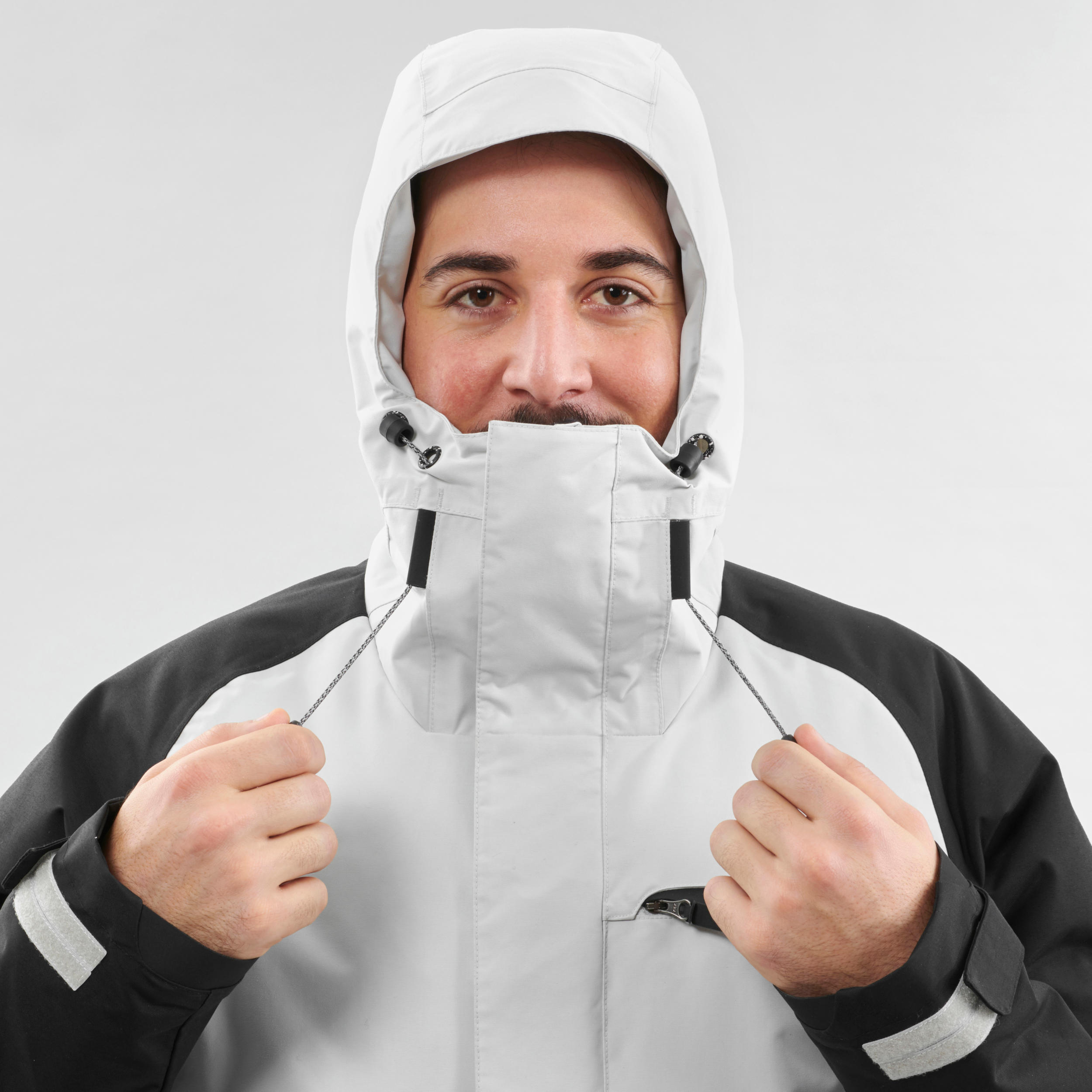 grey snowboard jacket