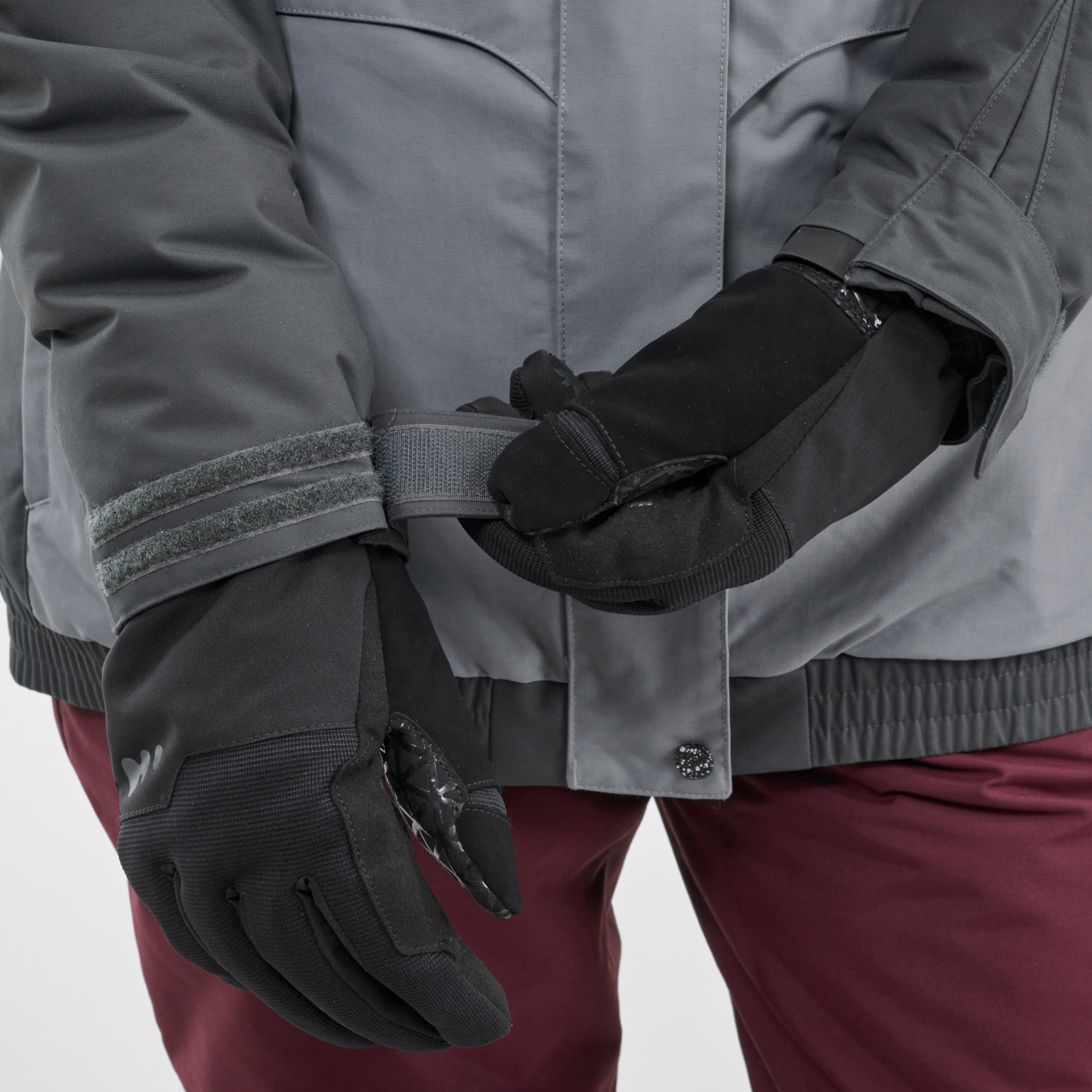 Women's Ski and Snowboard Jacket SNB JKT 100 - Grey 6/13