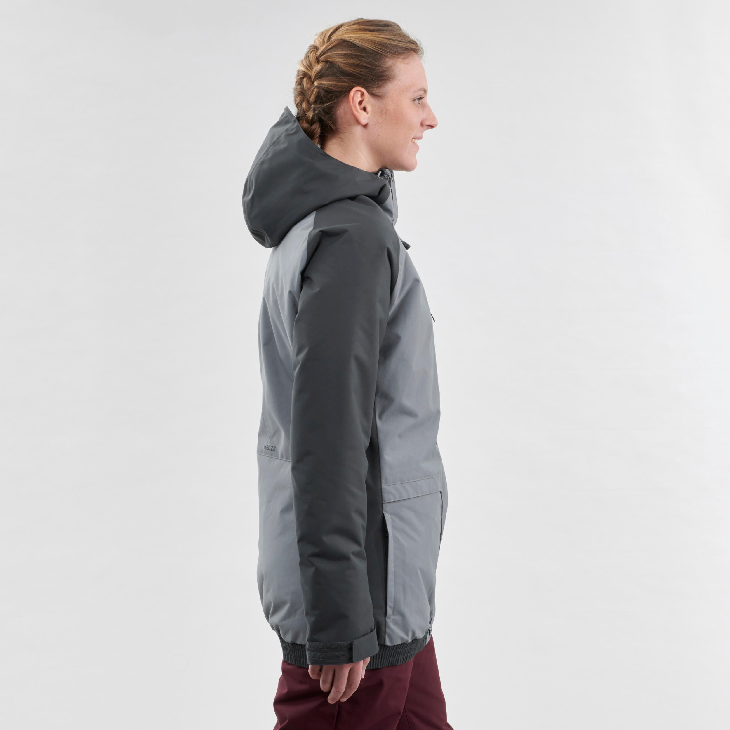 Women's Ski and Snowboard Jacket SNB JKT 100 - Grey 2/13