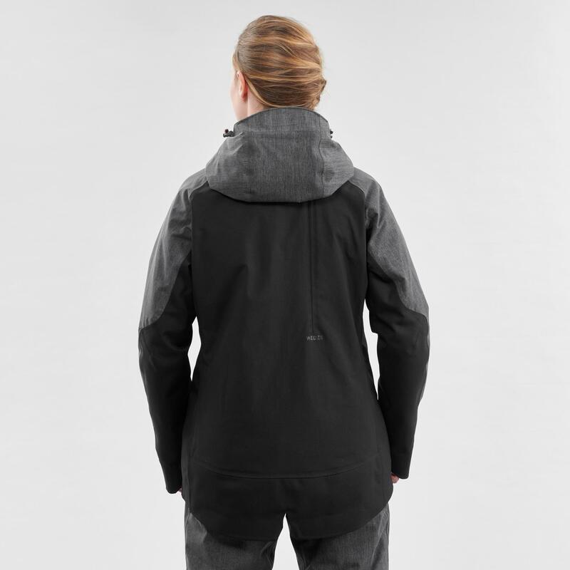 Veste de snowboard et de ski femme SNB JKT 900 Noire