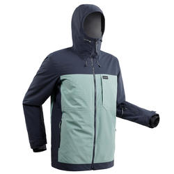 Chaqueta de Snowboard y Nieve, Wed'ze SNB 500, Impermeable, Hombre, Verde