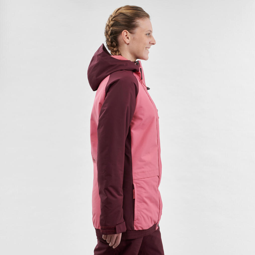 Women's Snowboard Jacket - SNB 100 White