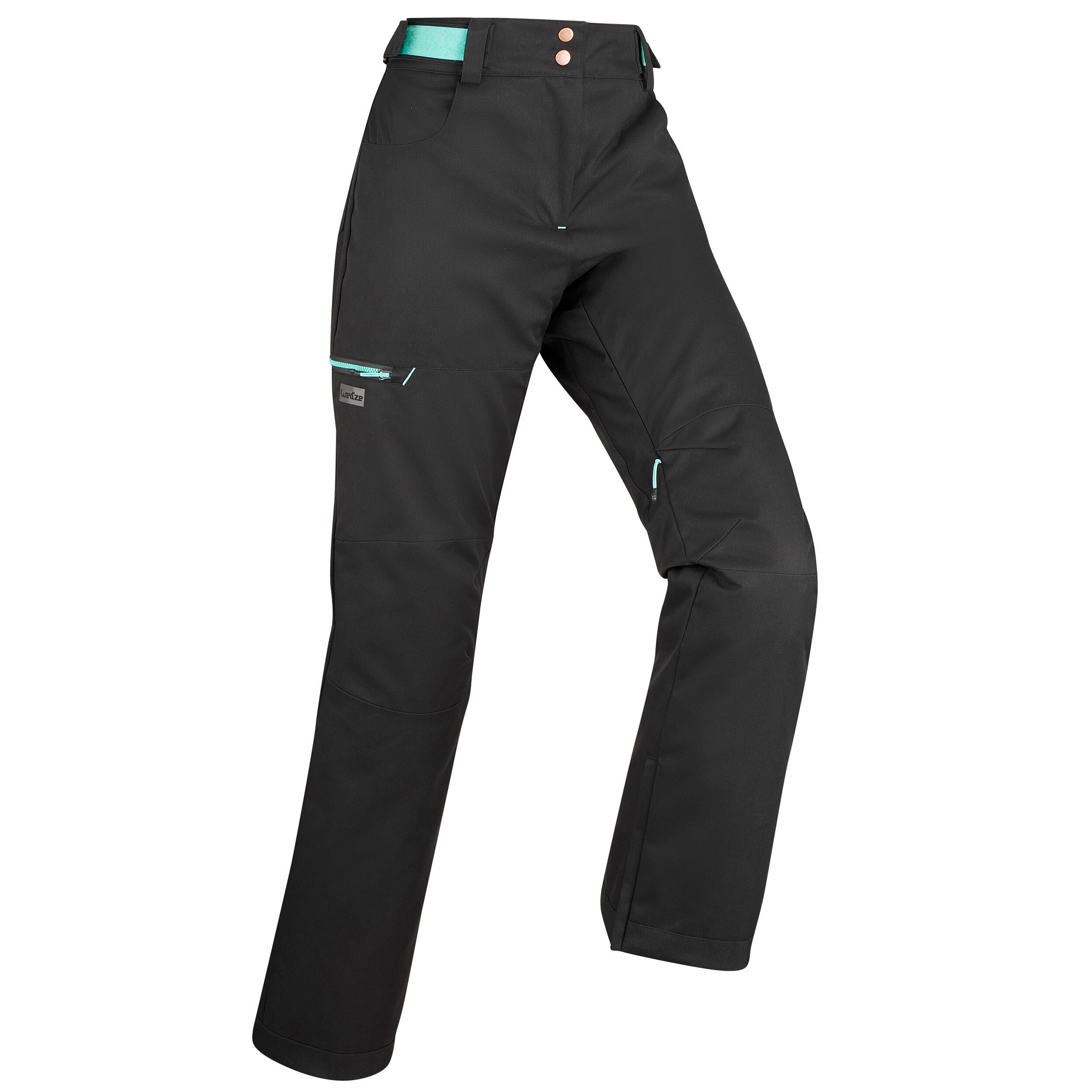 DREAMSCAPE Women's skiing and snowboarding trousers 500 - Black