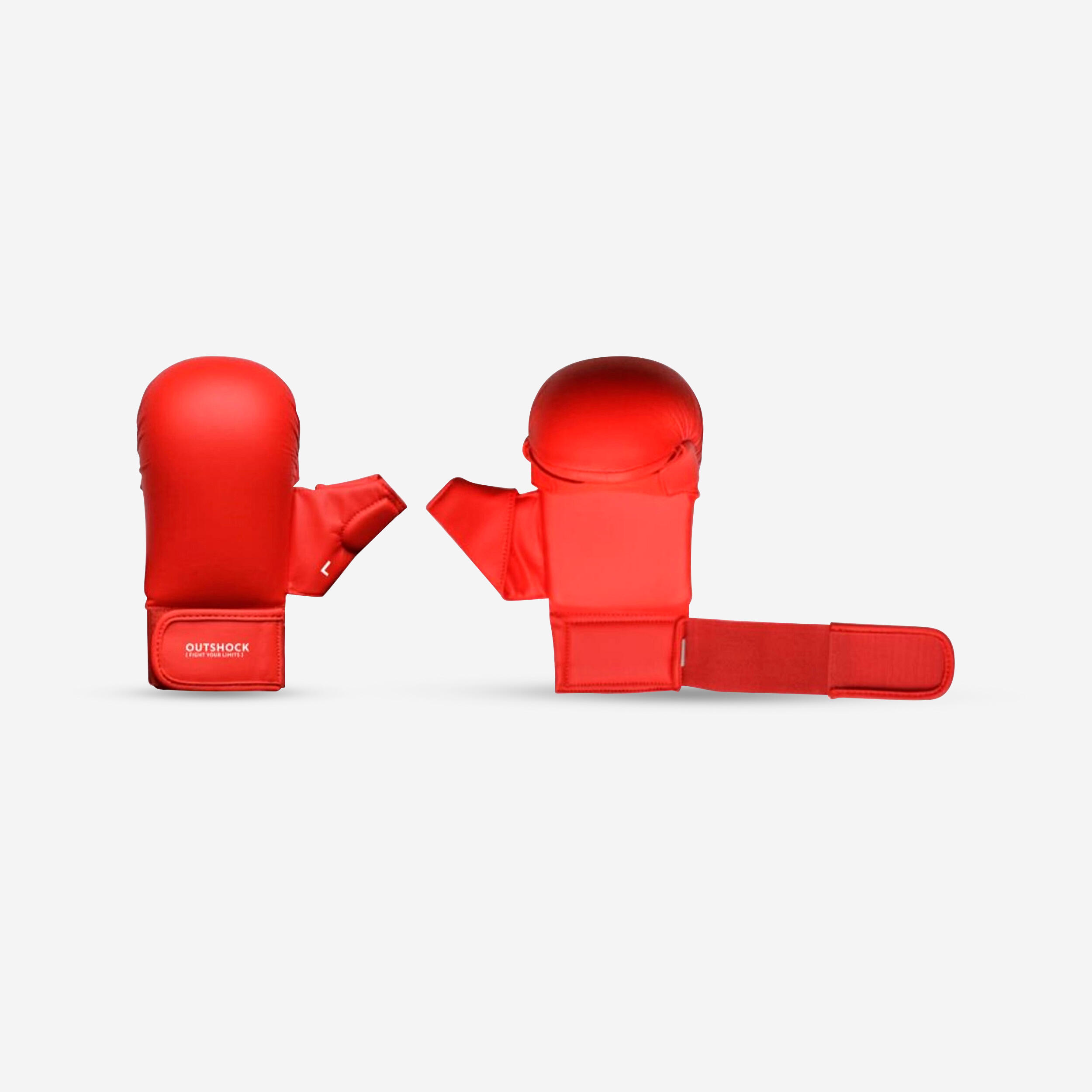 人気満点 karate-mitts-900-red-outshock- ボクシング