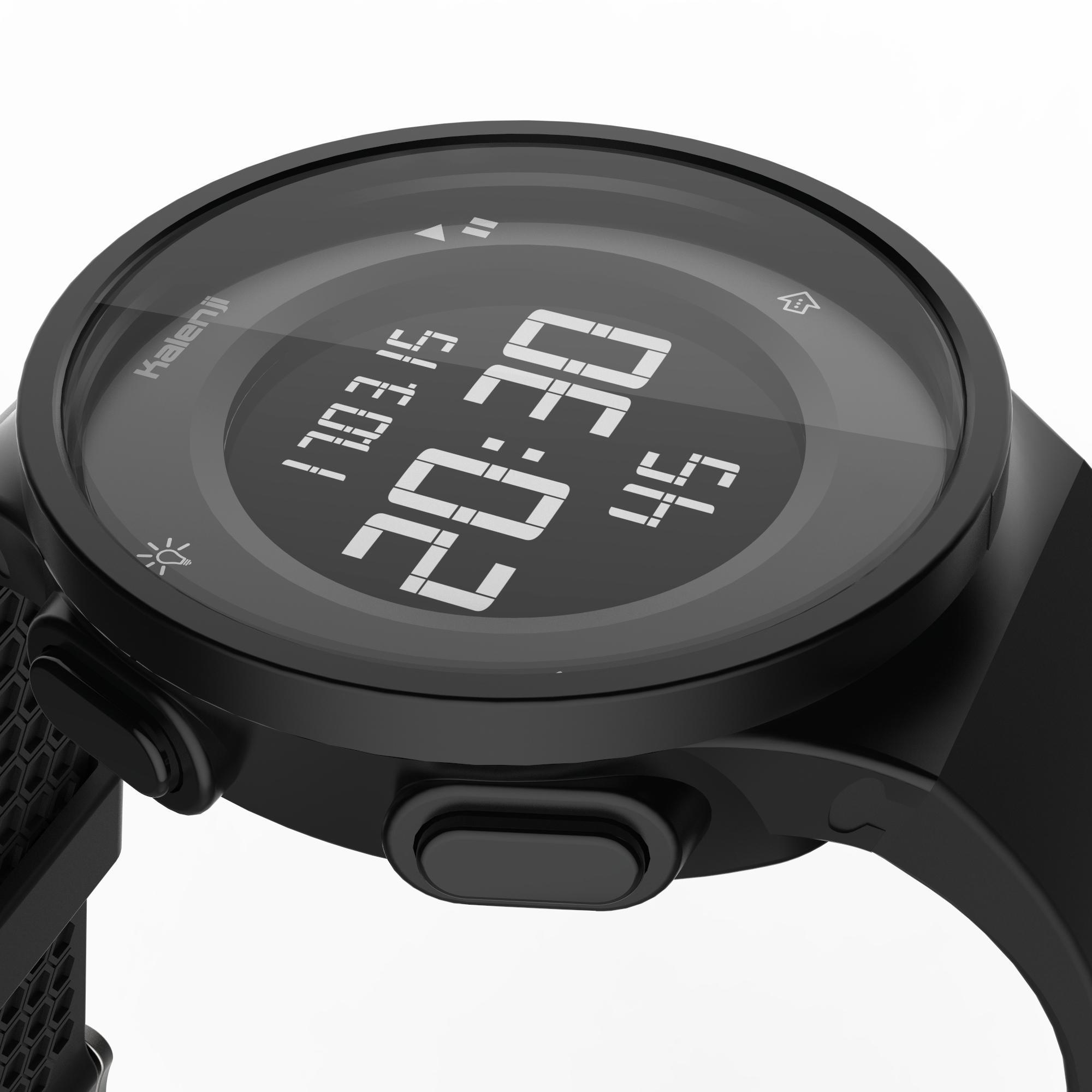 w500 m men's running stopwatch black