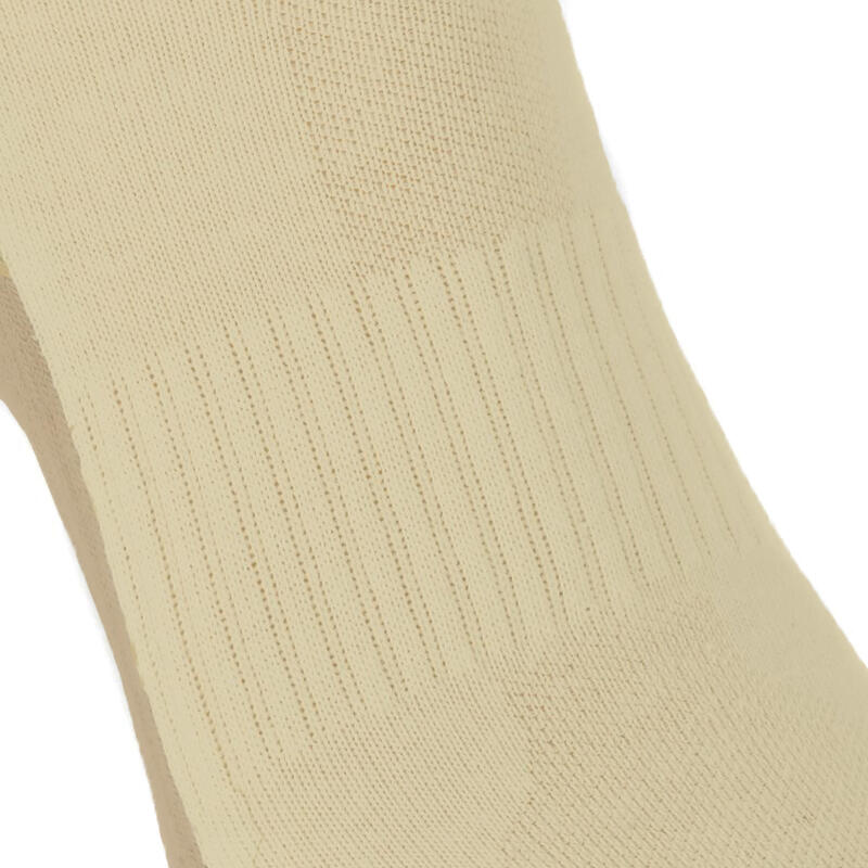 Country walking socks - NH100 High - X2 pairs - beige