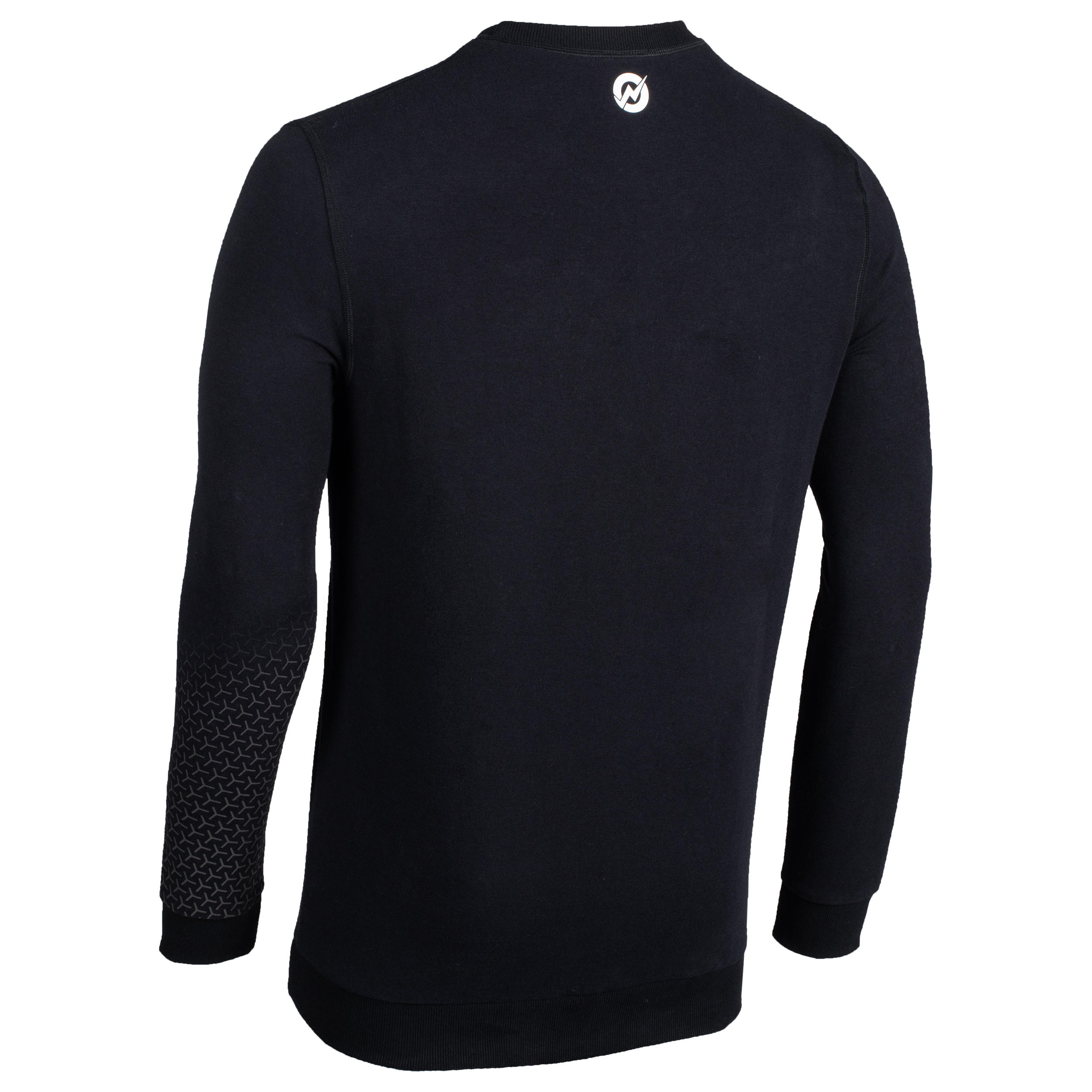 Adult Handball Goalkeeper Sweatshirt H500 - Black 2/6