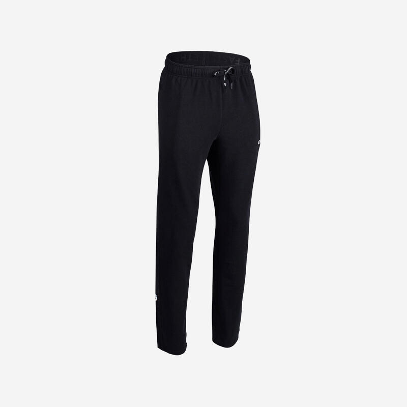 Pantaloni de portar de handbal din fleece pentru adulți - H500 negru