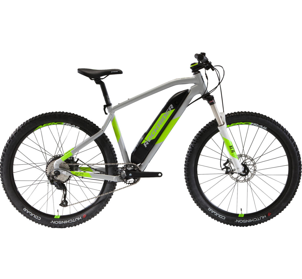 BTT Elétrica ROCKRIDER e-ST 500 V2 Cinzento/Amarelo