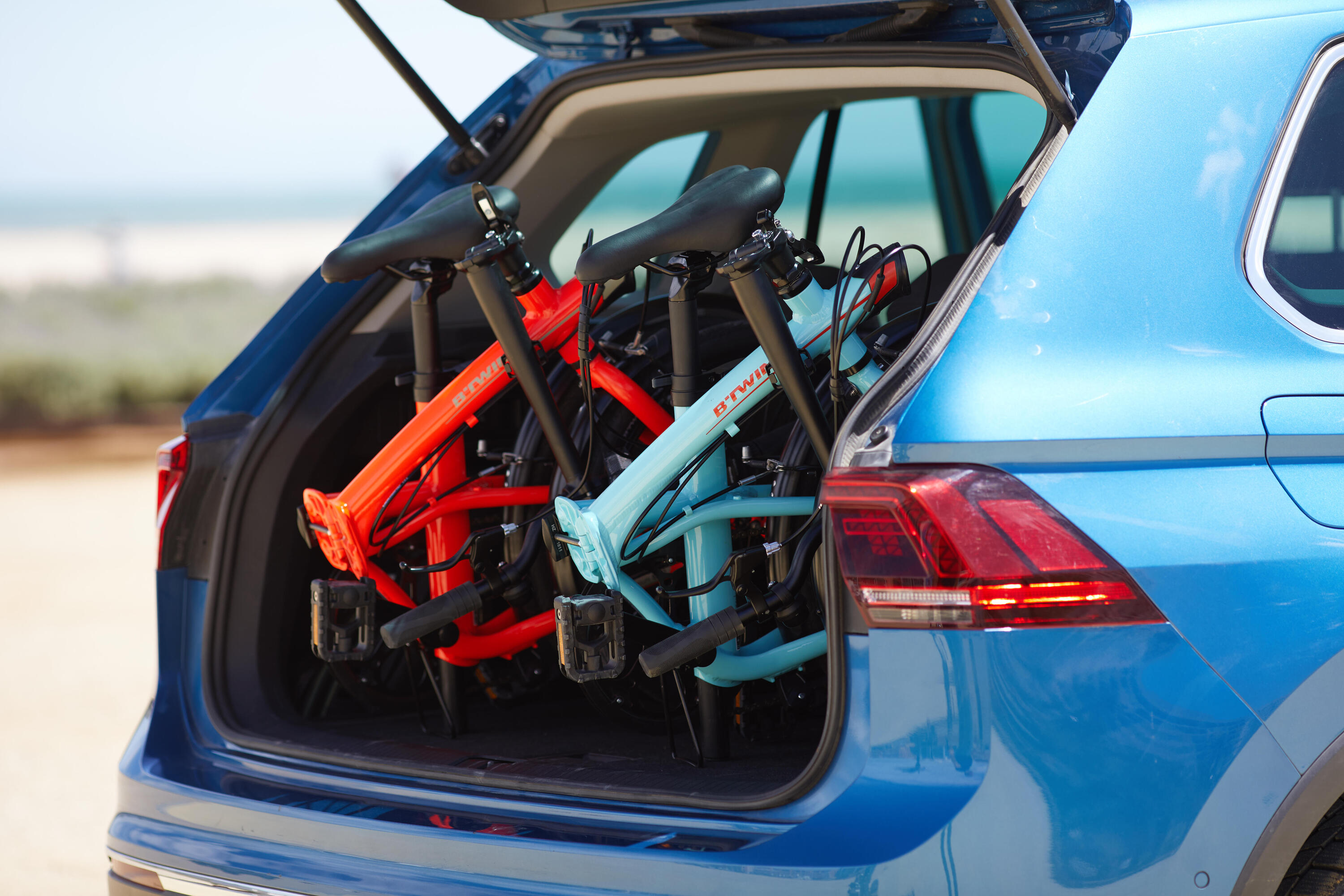 Folding Bike Tilt 500 - Light Blue 6/14