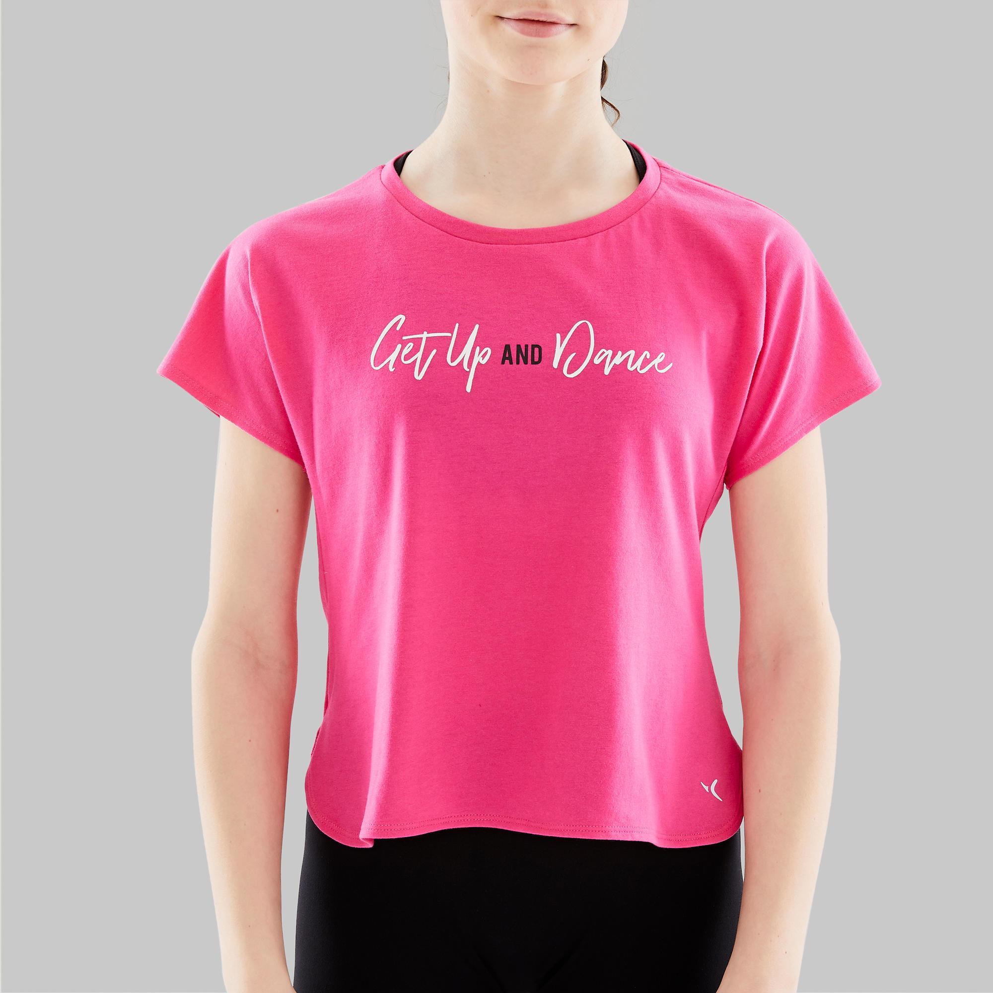 tee shirt noir fille decathlon