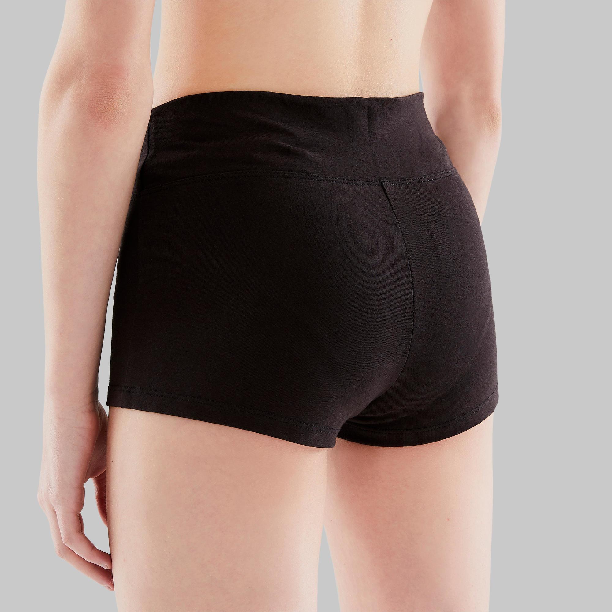 decathlon short noir fille