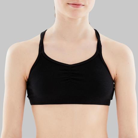 dance crop crossover straps modern domyos
