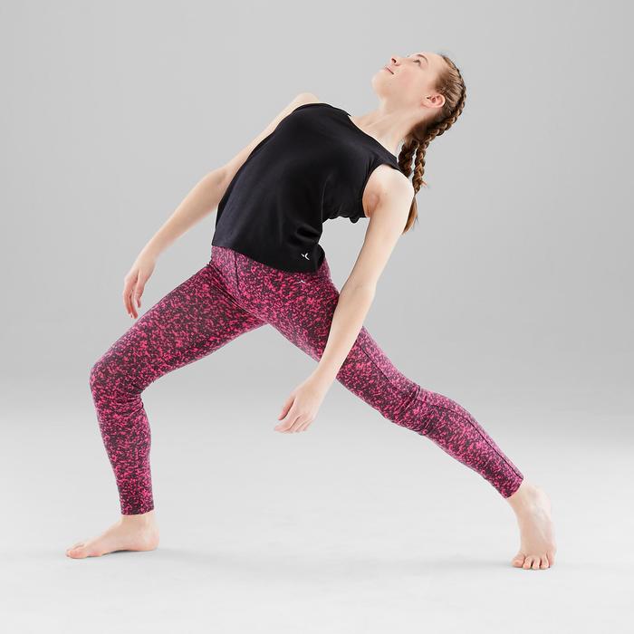 Débardeur noir de danse moderne fille ajouré au dos Domyos ...