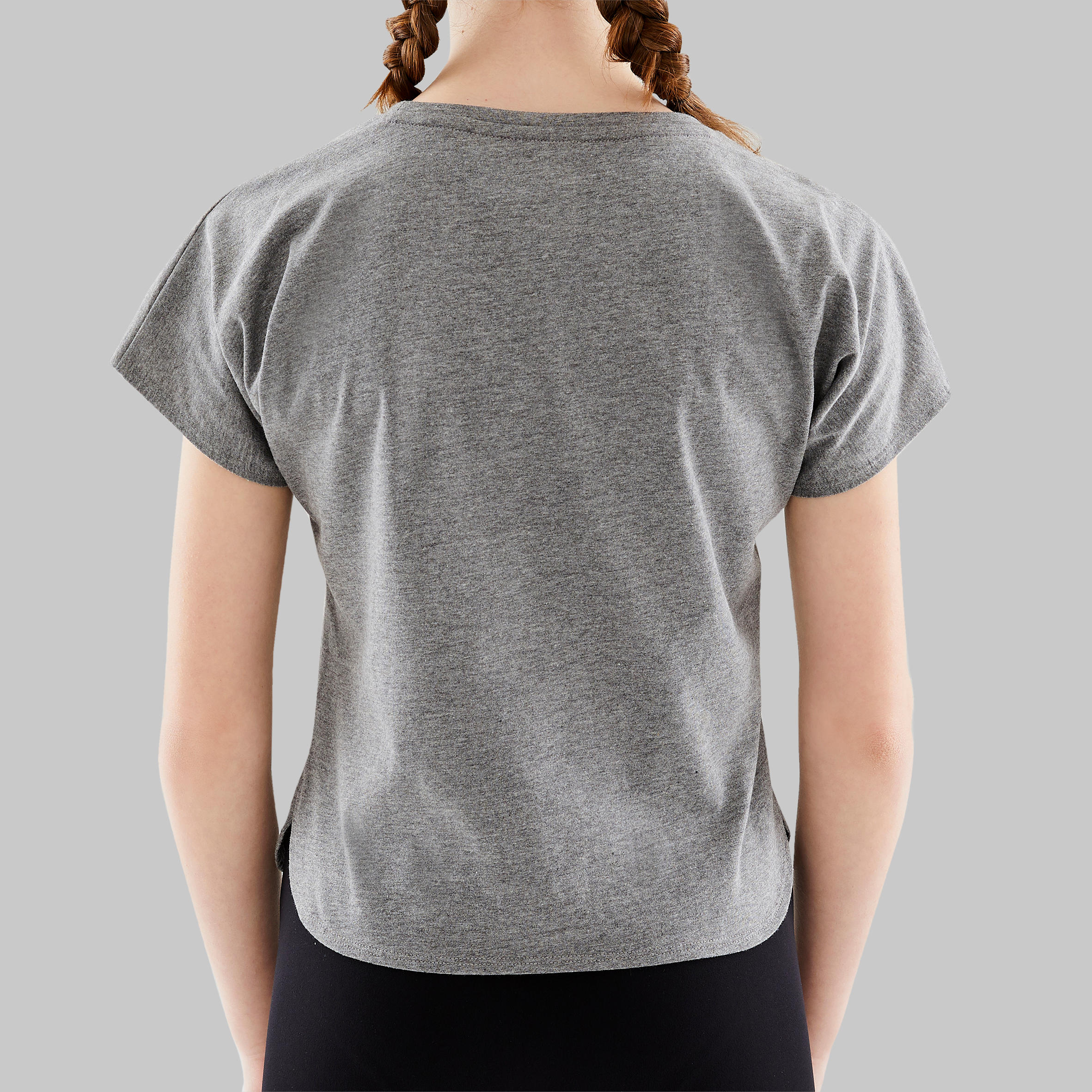 Girls' Modern Dance T-Shirt - Grey 9/13